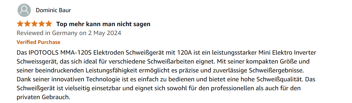 Kundenbewertung 5